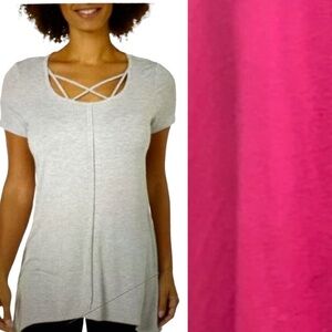 Terre Bleue Cage Front Blouse